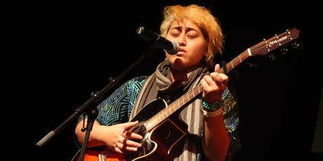 Smokefree Rockquest contestant Khona Va'aga-Gray.