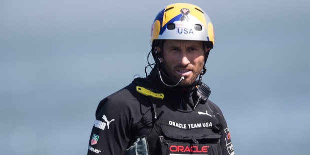 Ainslie will fight anyone and anything. Mostly, he fights the wind and the sea, which must be sick of him winning. Photo / Oracle
