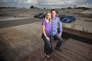 Jessica and Tristan Lomberg were looking for a biggish place but not with a huge price. Photo / Greg Bowker