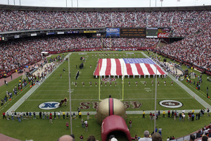 Candelstick Park. Photo / Getty Images