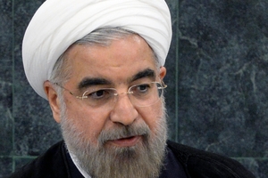 Hasan Rouhani says if there is political will on the other side, Iran is ready to talk. Picture / AP