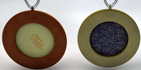 Artist's impression of the lockets.