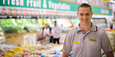 Stephen Lockie says that working in supermarkets offers a world of opportunity - so long as you are not afraid of hard work. Photo / Ted Baghurst