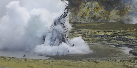 Hydrothermal activity has increased on White Island. Photo / Marcus Dye/Supplied
