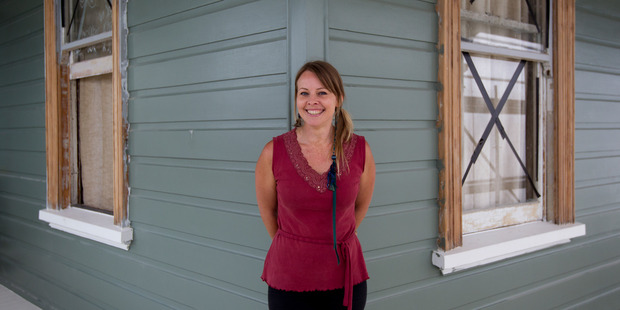 Rosy Armitage, one of the leaders in the group restoring the historic villa at 123 Grafton Rd. Photo / Sarah Ivey