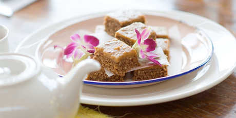 Raw date and almond slice. Photo / Supplied