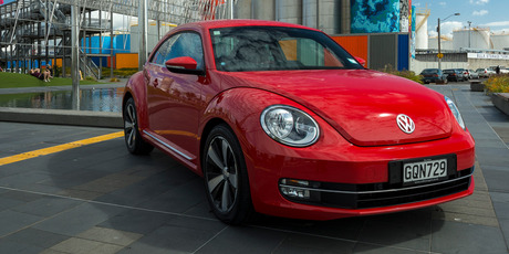 The 2013 Beetle's profile recalls the lines of its Porsche great-great uncles. Photos / Ted Baghurst