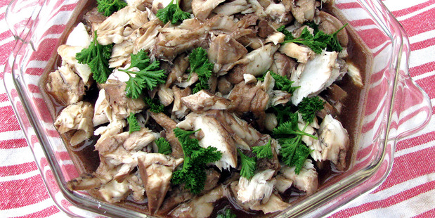 Szechuan Snapper from Coromandel Flavour: a year of cooking at the bach by Deborah Hide-Bayne. Photo /Deborah Hide-Bayne