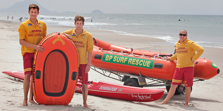 Local lifeguards recount a rescue at weekend involving no lifejackets - they say there are too many cases like this. Photo / Bay of Plenty Times