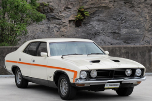 This sought-after 1974 Ford Falcon XB GS 'K Code' 351 V8 sedan is expected to bring $24,000-$28,000 at Shannons Sydney Auction.
