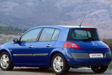 The Renault Megane 2003 had a strange shaped rear 