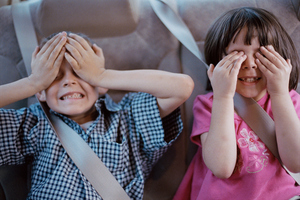 Playing driving games with kids is a great way to pass the time. Photo / Getty Images