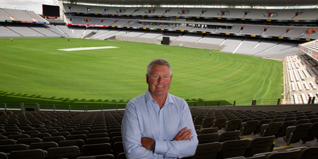 NZRU chief Steve Tew is recognised as a sporting administrator who is at the top of his game. Photo / Brett Phibbs