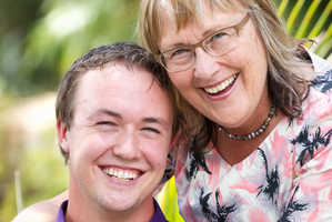 Tim Bennett and mother Sue each made a submission in support of the gay marriage bill at a hearing in Auckland yesterday. Photo / Richard Robinson