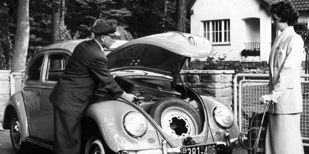 The Beetle had its boot in the front, and its design inspired the Karmann Ghia and the Type 181.