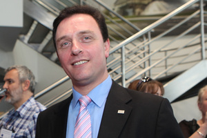 Chief executive of AIG Insurance NZ, Cris Knell says the company is using the All Blacks sponsorship to build brand recognition. Photo / Norrie Montgomery