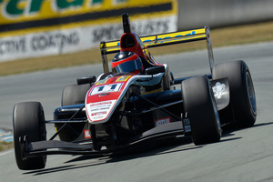 Lucas Auer during the Toyota Racing Series in Timaru. Photo / Bruce Jenkins