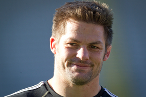 A survey has found that All Black captain Richie McCaw is the celebrity Kiwis would most like to have lunch with. Photo / NZ Herald