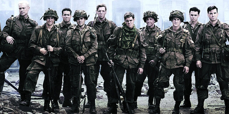The cast of Band of Brothers. Photo/file