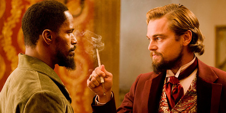 Jamie Foxx and Leonardo DiCaprio in Django Unchained. Photo/supplied