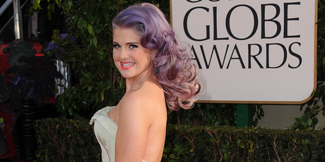 Kelly Osbourne at the Golden Globe awards. Photo/AP