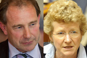 Phil Heatley and Kate Wilkinson were told by Key they had made a "great contribution" but were being dumped from the Cabinet. Photo / NZ Herald