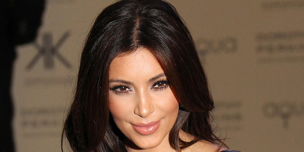 Kim Kardashian at the launch of her fashion Kollection. Photo/AP