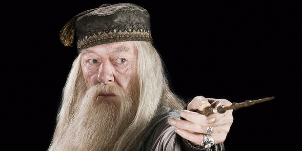 Michael Gambon as Dumbledore in Harry Potter. Photo/supplied