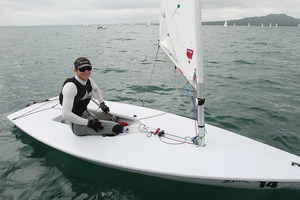 Andrew Murdoch is switching from the Laser to the Finn class. Photo / Greg Bowker