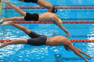 New Zealand swimmers Bradley Ashby and Natasha Lloyd scored medals on the final day of the Australian Youth Olympic Festival in Sydney yesterday. Photo / Getty Images