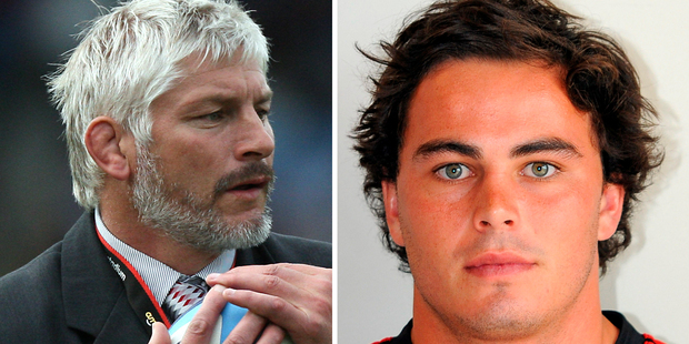 Crusaders coach Todd Blackadder and All Black Zac Guildford. Photos / Dianne Manson/Chris Symes
