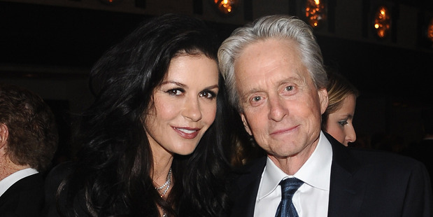 Catherine Zeta-Jones and Michael Douglas have been dating since 1999 and have two children. Photo / AP