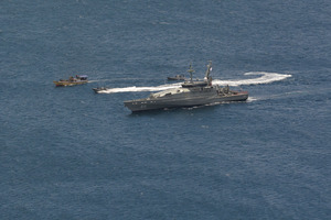 A ship from the Australian Navy. Photo / AP