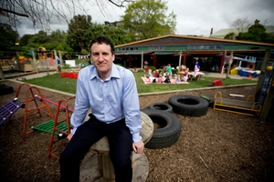 Parnell Community Trust chief executive Chris Davidson at its Gladstone Park childcare centre. Photo / Dean Purcell