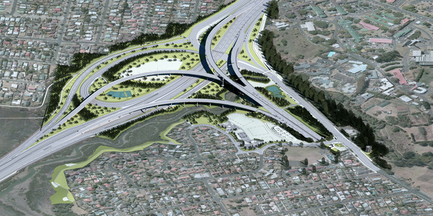 Waterview Connection interchange.