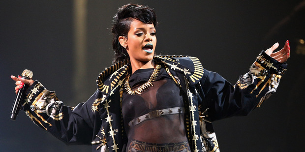 Rihanna performing at Allphones Arena in Sydney on Oct 3. Photo / Getty Images
