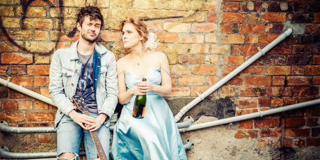 Aidee Walker with Dan Musgrove for 'Midsummer' at the Silo Theatre. Photo / Oliver Rosser