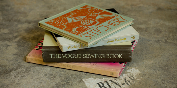 Vintage DIY books. Photo / Dean Purcell.