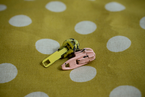 Zip earrings. Photo / Dean Purcell.