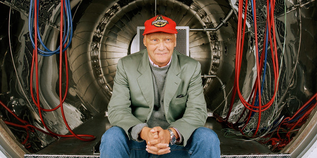 Three-time world champion Niki Lauda cheated death and went on to found two airlines and run a F1 team himself. Photo / Corbis