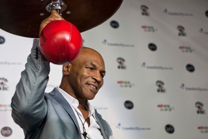 Former heavyweight champion turned boxing promoter Mike Tyson has been signing amateur boxers. Photo / AP
