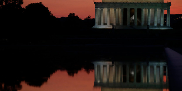 The museums that draw millions of visitors to the National Mall in Washington have closed their doors due to the shutdown. Photo / AP