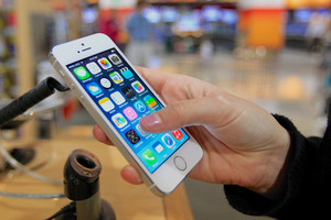 Data sent from smartphones could help in earthquake rescues. Photo / AP