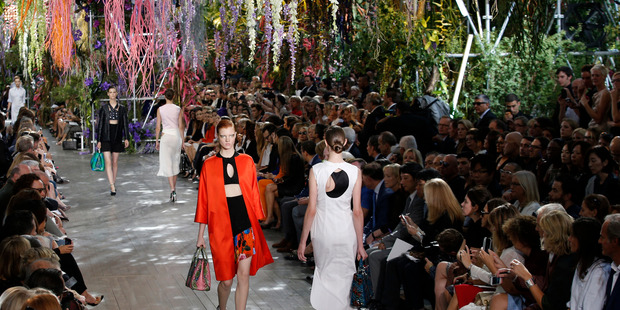 Christian Dior ready-to-wear spring/summer 2014 at Paris Fashion Week. Photo / AP Photo/Christophe Ena