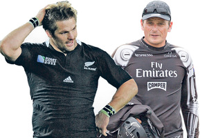 Richie McCaw and Dean Barker.