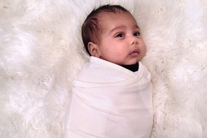 Kim Kardashian's baby North. Photo / Instagram