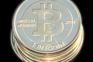 A physical version of the popular online 'bitcoin' virtual currency. The currency was used by people trading goods and services on the anonymous Silk Rd website, which has been shut down by the FBI. Photo / Wikimedia Commons