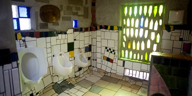 Austrian artist Friedrick Hundertwasser's famous toilets are polarising - locals either love them or hate them.