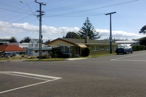 The house where Allan Jenkins lived in Pitau Rd.