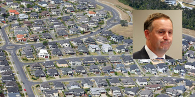 John Key says the Auckland housing market will settle down - eventually. Photo / NZ Herald
